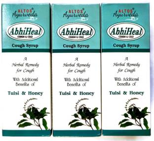 ALTOS Herbal AbhiHeal Cough & Cold Syrup 100ml+100ml+100ml