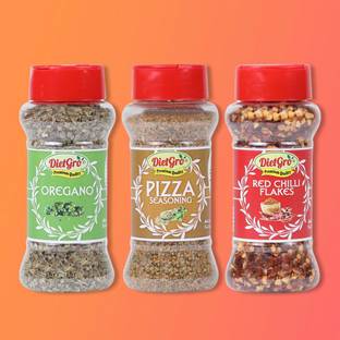 DietGro Pizza seasoning mix herbs , Chilli flakes , Oregano