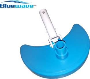 Blue Wave Half Moon Shaped Vacuum Head For Liner Above Ground Pool With Brush For Swimming Plastic Wet and Dry Brush