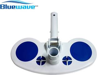 Blue Wave Kidney Shape Vacuum Head With Brush And Air Relief Valve For Swimming Pool Plastic Wet and Dry Brush