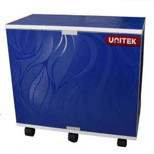 UNITEK Wooden Brown Inverter Box Trolley for Inverter and Battery