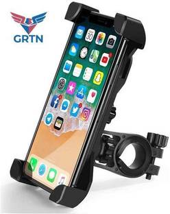 GRTN 360 Degree Adjustable Mobile Phone Holder for Bicycle | Bike | Motorcycle | Ideal for Maps | Navigation | Grip Stand (Bike Rod) Bike Mobile Holder
