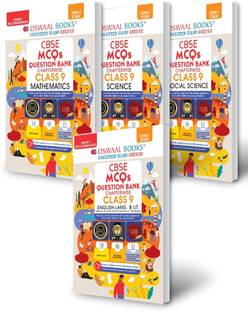 Oswaal CBSE MCQs Question Bank Chapterwise For Term-I, Class 9 Mathematics, Science, Social Science, English (With the largest MCQ Question Pool for 2021-22 Exam)
