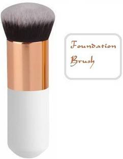 J & F Makeup Brush , Single Large Brush For Blending Makeup ( White )