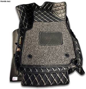 Autopreneurz Leather 7D Mat For  Honda Jazz
