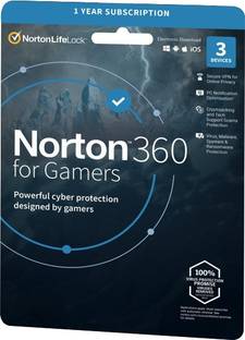 Norton 360 for Gamers 2021 + Total Security for 3 Devices PC 1 Year Anti-virus (Email Delivery - No CD)