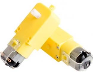 KitsGuru BO 3-12V DC 100 RPM GEARED MOTOR (Set of 2) Motor Control Electronic Hobby Kit