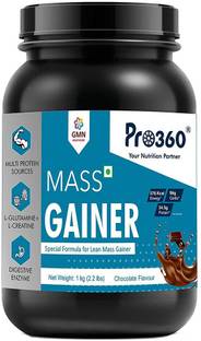 PRO360 Mass Gainers / Weight Gainer - Special Formula for Lean Mass Gainer Protein Sports Drink