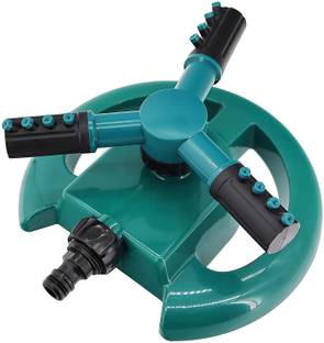 Bella Faccia Automatic 360 Rotating Adjustable Lawn Sprinkler, Large Area Coverage Water Sprinklers for Lawns and Gardens (Pack of 1) 250 L Hose-end Sprayer