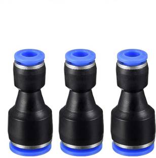 sl sales 6mm to 4mm Straight Tube Pneumatic Air Hose Fitting Quick Straight Push In Tube Connector(3-Pcs) 1-Way Union Pipe Joint