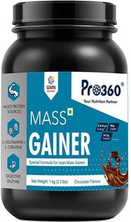 PRO360 Mass Gainer - Special Formula for Lean Mass Gainer Protein with Digestive Enzymes Weight Gainers/Mass Gainers