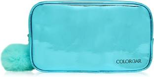 COLORBAR Pom Pom Travel Kit - Aqua Aura Multipurpose Vanity Box