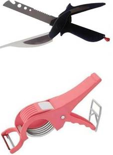 Ganesh G VEG CUTTER+CLAVER CUTTER Vegetable & Fruit Slicer