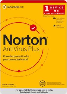 Norton 1 PC PC 1 Year Anti-virus Compatible with Windows, Mac (Email Delivery - No CD)