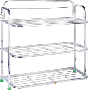 Patelraj Utensil Kitchen Rack Steel Kitchen Stand Wall Mounted