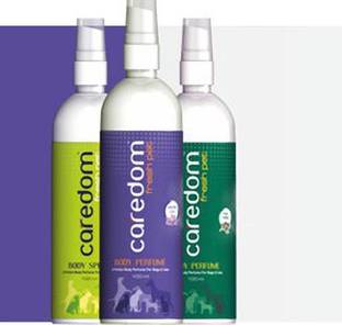 Caredom Combo Offer - All 3 Variant Dog Perfume (Water Lilly, Green Apple, Tea Tree) (100 ml * 3 Nos) Deodorizer
