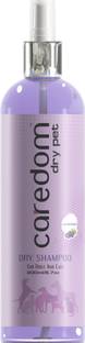 Caredom Dog & Cat Dry Shampoo for Quick Water Free Bath with Lavender Extracts - Conditioning, Allergy Relief - Dry Dog Shampoo