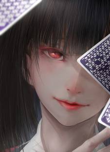 Kakegurui Anime Girls Jabami Yumeko Matte Finish Poster Paper Print