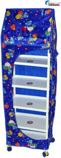 Childcraft 6 Shelves Collapsible Wardrobe Plastic Collapsible Shoe Stand