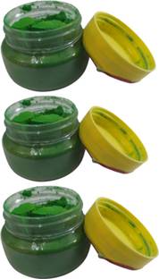 Smark S mark green colour kumkum powder - 100% Chemical Free, All Natural, No Lead, No Mercury, No Parabens, Water Resistant (Pack Of 3 - green) Powder
