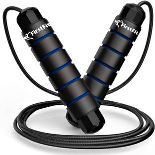 FirstFit Tangle-Free Rapid Speed Skipping Rope Ball Bearing Adjustable Exercise Jump Rope Ball Bearing Skipping Rope
