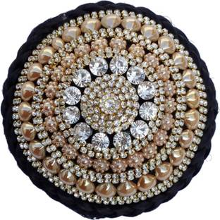MX WOMEN HAIR STYLE High Quality  Juda Accessories For Women and Girls With Stone Work Juda For Festives Designer Stone Bridal Wedding Extension Juda Accessories Bun Hair Extension