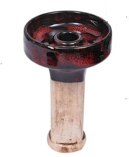 Puff Smart American Phunnel Ceramic Hookah Bowl/Chillum (Multicolor) 12 inch Ceramic Hookah