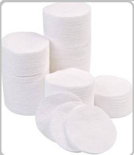 Alkaf Round Cotton Pads For Face & Eyes Cotton Pad 50 Pc Makeup Remover