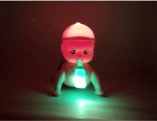 AS TRADERS Musical Crawling Baby Toy with 3D Lights & Sound for Babies149