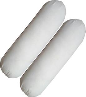 G S COLLECTIONS Cotton Solid Bolster Pack of 2