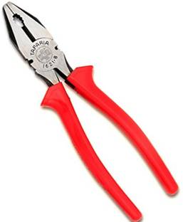 TAPARIA 1621-8 Pliers 210mm 904 2in1 Screw Driver WS06 Wire Stripper 814 Neon Bulb Tester SKE18 Snap off Cutter Pack of 5 Hand Tool Kit