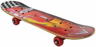 SR Toys SKATEBOARD 23 inch x 6 inch Skateboard (Red, Pack of 1)