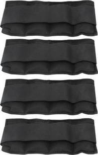 heaven feel Weight Cuffs (0.5kg, 1kg, 1.5kg & 2kg) Free Size Ankle & Wrist Support (Black) Black Ankle & Wrist Weight