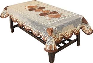 Dakshya Industries Plastic 2 Seater Self Design Table Cover