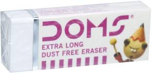 DOMS Extra Long Dust Free Eraser Non-Toxic Eraser