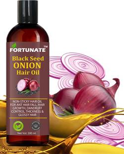 FORTUNATE 100% Result Red Onion Hair Oil( Hair Growth, Thickness, Stimulating Healthy hair and Hair Regrowth) (for Women and Men) Hair Oil