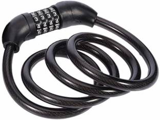 ALLEXTREME Cast Iron, Plastic Cable Lock For Helmet