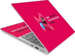 Anweshas New Haters Pink Full Panel Laptop Skins Upto 15.6 inch - No Residue, Bubble Free - Removable ...