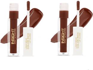Insight Long Wear Color Rich Lip Gloss (LG_41-04) (PACK OF 2)