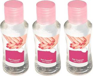 MYYNTI Nails Polish Remover Liquid Bottle Nail Paint Remover for Girls and Women 30 ML Pack of 3