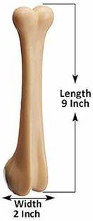 Iblay Nylon Dog Bone | Dog Chew Bone Toy | Large 9 inches (9 inches) Nylon Bone For Dog & Cat