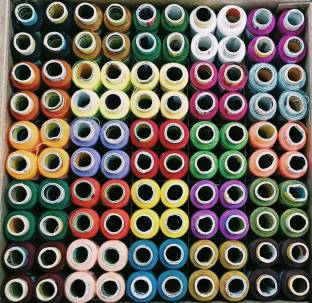 SP GLOBAL Threads 100%Spun Polyester Sewing Thread 100 Tubes 150 Meters(4 Tube x 25) Thread