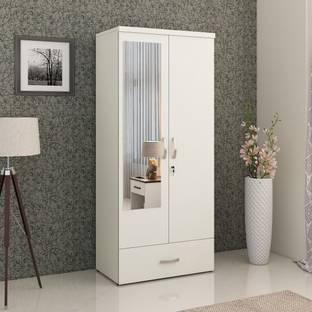 Hometown Engineered Wood 2 Door Wardrobe