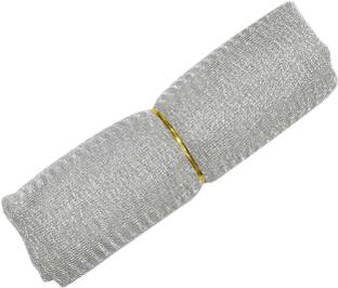 ASIAN HOBBY CRAFTS Flower Mesh Net for Bouquet Decor, Gift Wrapping, Party Hall Decor, Silver (9 Yards)