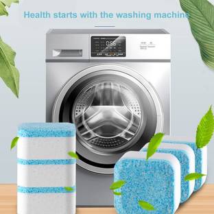 WHYN 10Pcs Washing Machine Deep Cleaner Effervescent Tablet for All Company’s Front and Top Load Machine, Descaling Powder Tablet for Perfectly Cleaning of Tub & Drum Stain Remover Washer Dishwashing Detergent