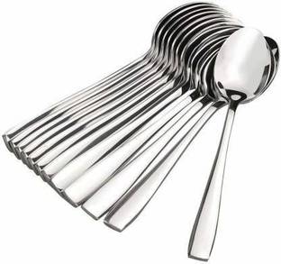 ASHMIK STAINLESS STEEL (PACK OF 12) SPOON SET Stainless Steel Measuring Spoon Set