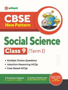 CBSE New Pattern Social Science Class 9 for 2021-22 Exam (MCQs based book for Term 1)