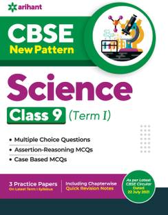 CBSE New Pattern Science Class 9 for 2021-22 Exam (MCQs based book for Term 1)