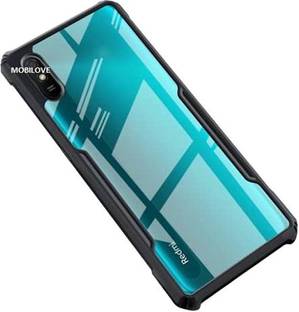 MOBILOVE Back Cover for Mi Redmi 9A | 9A Sport | 9i | 9i Sport | Four Corner Hybrid PC Clear Gel TPU Bumper Case