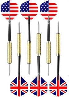 Leosportz unbeatable quality AIR Steel Dart With Steel Tip (Pack of 6) Steel Steel Tip Dart